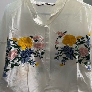 Embroidery top